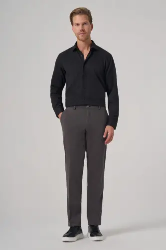 Morven Erkek Antrasit Pamuk Trend Dynamic Fit Chino Pantolon - 3