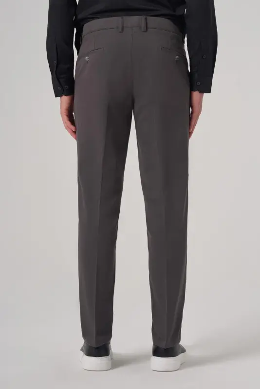 Morven Erkek Antrasit Pamuk Trend Dynamic Fit Chino Pantolon - 5