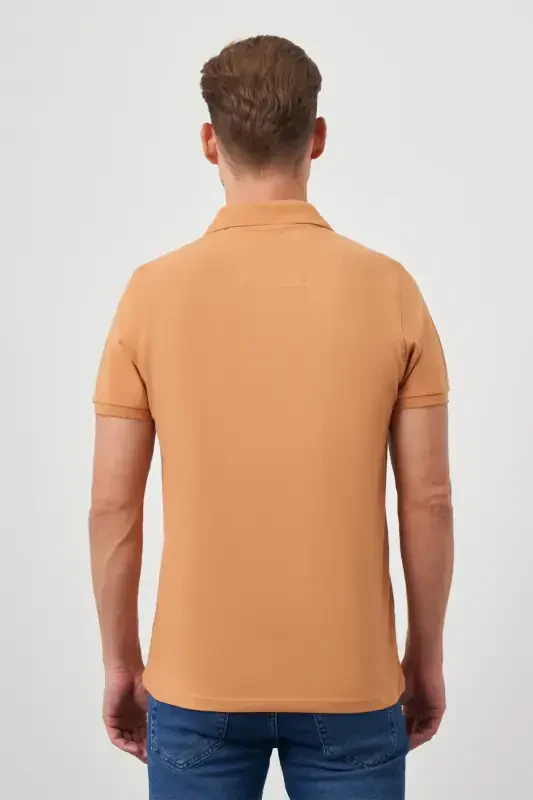 Morven Erkek Bal Basic Polo Yaka Dynamic Fit T-Shirt - 5