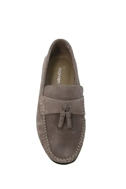 Morven Erkek Bej Yazlık Casual Süet Ayakkabı - 6