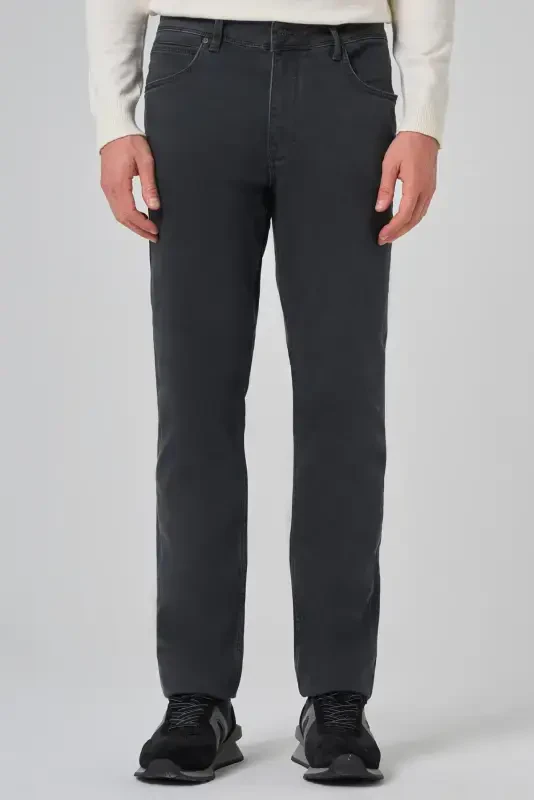 Morven Erkek Füme Denim 5 Cep Dynamic Fit Jean Kot Pantolon - 1