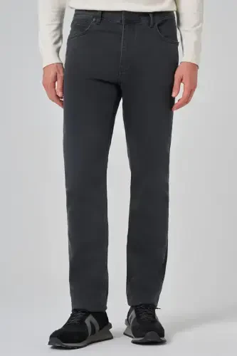 Morven Erkek Füme Denim 5 Cep Dynamic Fit Jean Kot Pantolon - 3