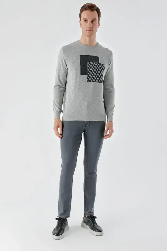 Morven Erkek Füme Mevsimlik Pamuk 5 Cep Slim Fit Jean Pantolon - 6