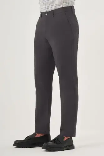 Morven Erkek Gri Chino Dynamic Fit Kışlık Pantolon - MORVEN (1)