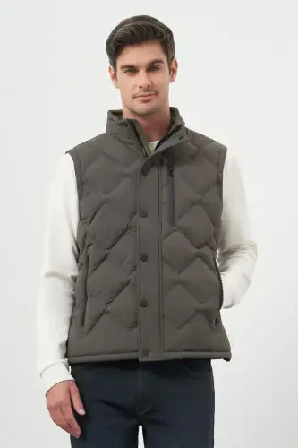 Morven Erkek Haki Polyamide Spor Yelek - 3