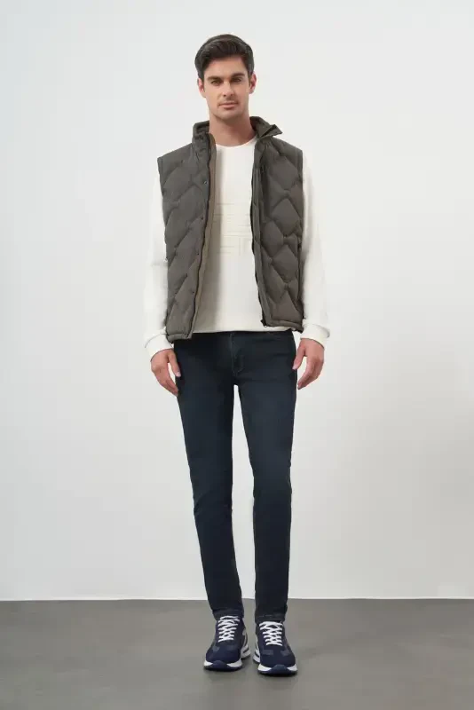 Morven Erkek Haki Polyamide Spor Yelek - 4