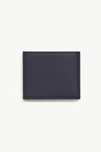 Modazone Erkek Lacivert Basic %100 Deri Cüzdan - 3