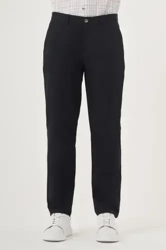 Morven Erkek Lacivert Chino Dynamic Fit Kışlık Pantolon - MORVEN (1)