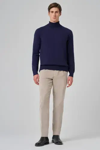 Morven Erkek Marine Trend Core Spun Balıkçı Yaka Dynamic Fit Rahat Kesim Triko - 4