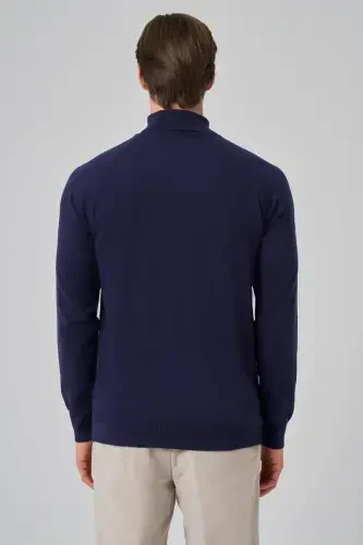 Morven Erkek Marine Trend Core Spun Balıkçı Yaka Dynamic Fit Rahat Kesim Triko - 5