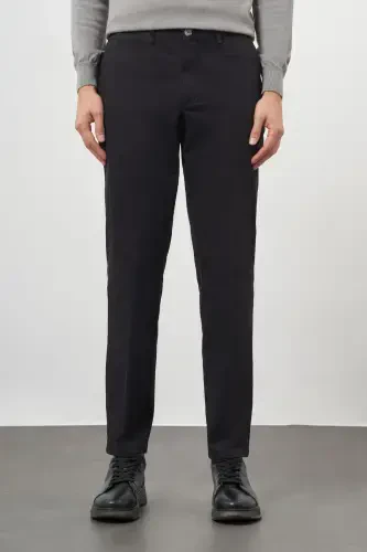 Morven Erkek Siyah Dynamic Fit Chino Pantolon - MORVEN (1)