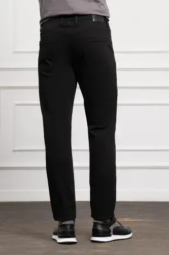 Morven Erkek Siyah Mevsimlik Pamuk 5 Cep Dynamic Fit Jean Pantolon - 3