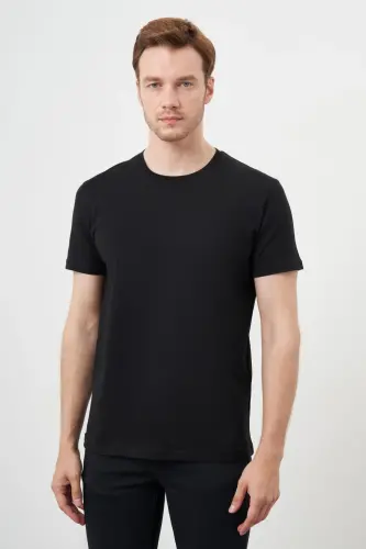 Modazone Erkek Siyah Trend Polo Yaka Classic Regular Fit T-Shirt 
