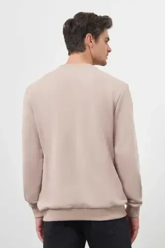 Morven Erkek Taş Trend Bisiklet Yaka Sweat-Shirt - 6