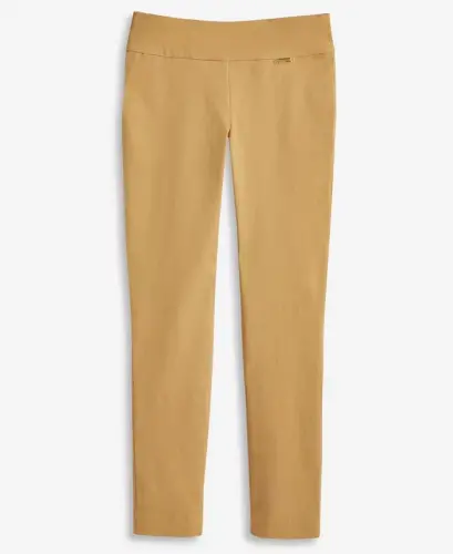 Mid-Rise Petite Tummy-Control Skinny Pants, Petite & Petite Short, Created for Modazone - Warm Toffee - 3