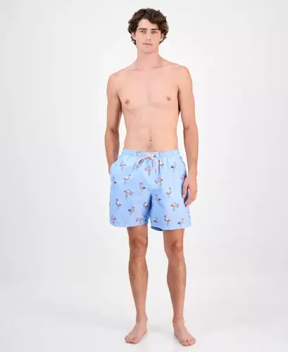 Men's Quick-Dry Performance Flamingo-Print 7