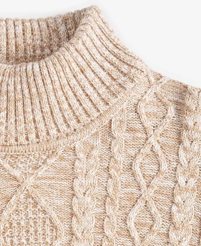 Men's Chunky Turtleneck Sweater, Created for Modazone - Moca - 3