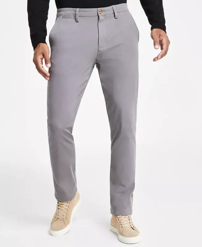 Men's Four-Way Stretch Pants, Created for Modazone - CLUB ROOM