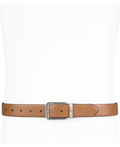 Men's Reversible Dress Belt, Created for Modazone - Tan/ Black - 6