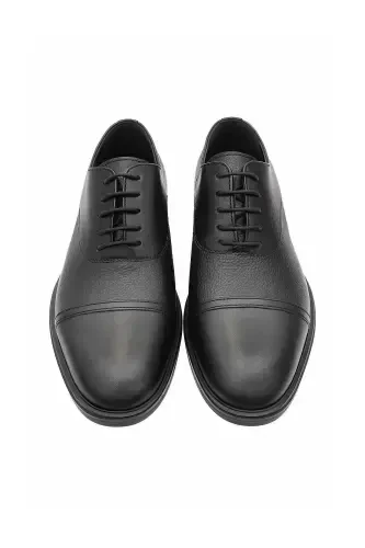Modazone Men Black Classic Analine Neolite Sole Shoes - 2
