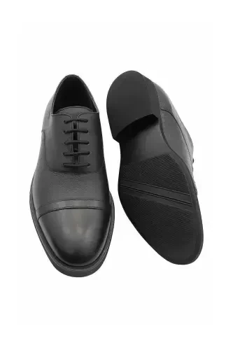 Modazone Men Black Classic Analine Neolite Sole Shoes - 3