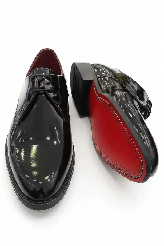 Modazone Men Black Classic Patent Leather Neolite Sole Shoe - 3