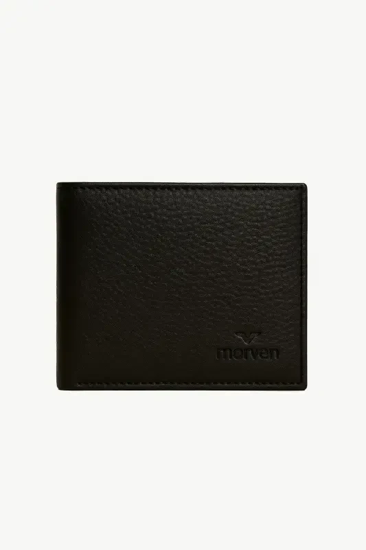 Modazone Men COFFEE 100% Leather Magnetic Wallet - 1