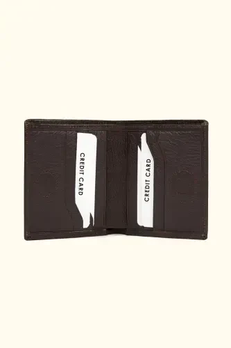 Modazone Men COFFEE 100% Leather Magnetic Wallet - MORVEN (1)