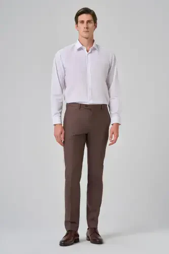 Modazone Men COFFEE Classic Slim Fit Slim Fit Pants - 3