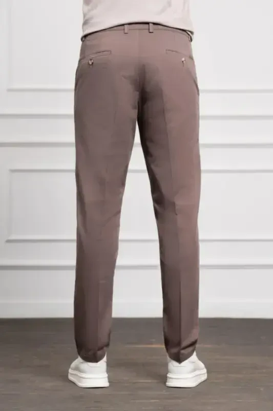 Modazone Men COFFEE Dynamic Fit Chino Trousers - 3