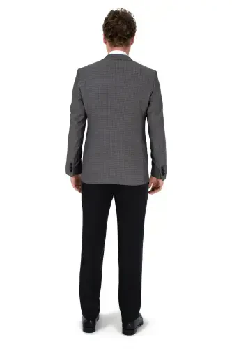 Modazone Men OPEN GRAY New York Vested Groom Suit - 4