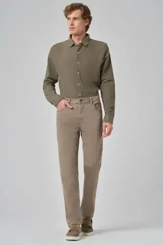 Modazone Men's Beige Denim 5 Pocket Dynamic Fit Jean Jeans - MORVEN (1)