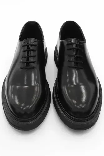 Modazone Men's Black Aniline Eva Sole Shoe - 2