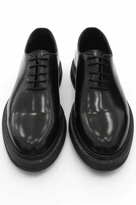 Modazone Men's Black Aniline Eva Sole Shoe - 2