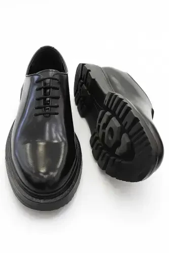 Modazone Men's Black Aniline Eva Sole Shoe - 3