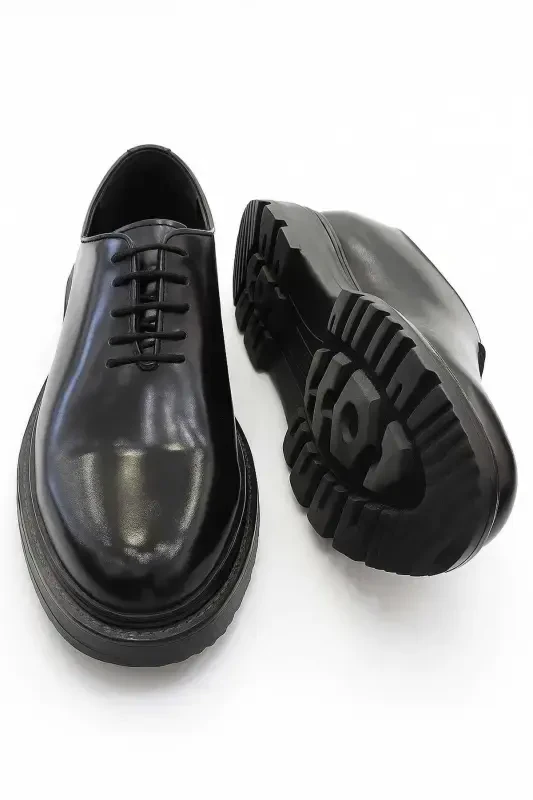 Modazone Men's Black Aniline Eva Sole Shoe - 3