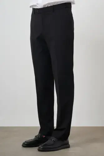 Modazone Men's Black Basic Dynamic Fit Trousers - 4