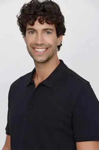 Modazone Men's Black Basic Plain 100% Cotton Plus Size Relaxed Fit Short Sleeve Polo Shirt - 4