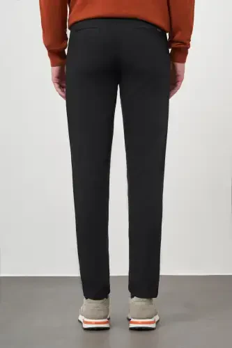 Modazone Men's Black Chino Slim Fit Trousers - 5