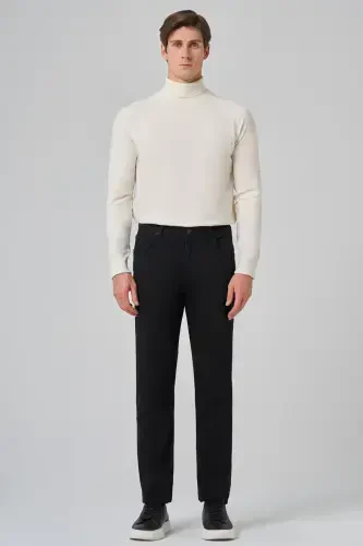 Modazone Men's Black Denim 5 Pocket Dynamic Fit Jean Denim Pants - MORVEN (1)