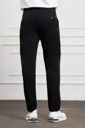 Modazone Men's Black Dynamic Fit Chino Pants - 3