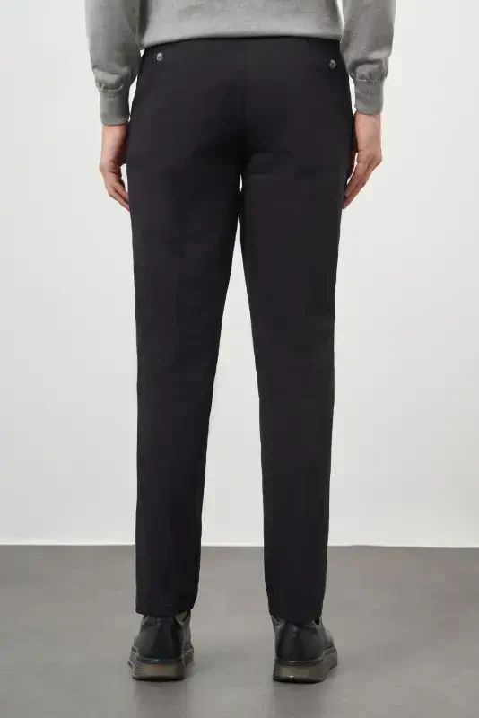 Modazone Men's Black Dynamic Fit Chino Pants - 5