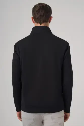 Modazone Men's Black Polyamide Short Padded Jacket - 5