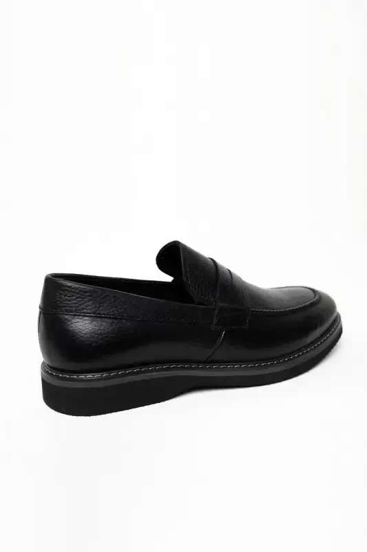 Modazone Men's Black Seasonal Aniline Eva Sole Shoe - 3