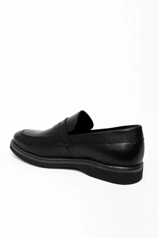 Modazone Men's Black Seasonal Aniline Eva Sole Shoe - 4