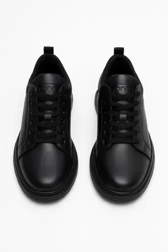 Modazone Men's Black Seasonal Casual Leather Shoe - MORVEN (1)