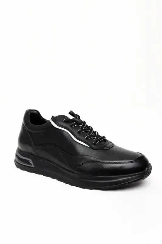 Modazone Men's Black Seasonal Casual Sneakers - 1