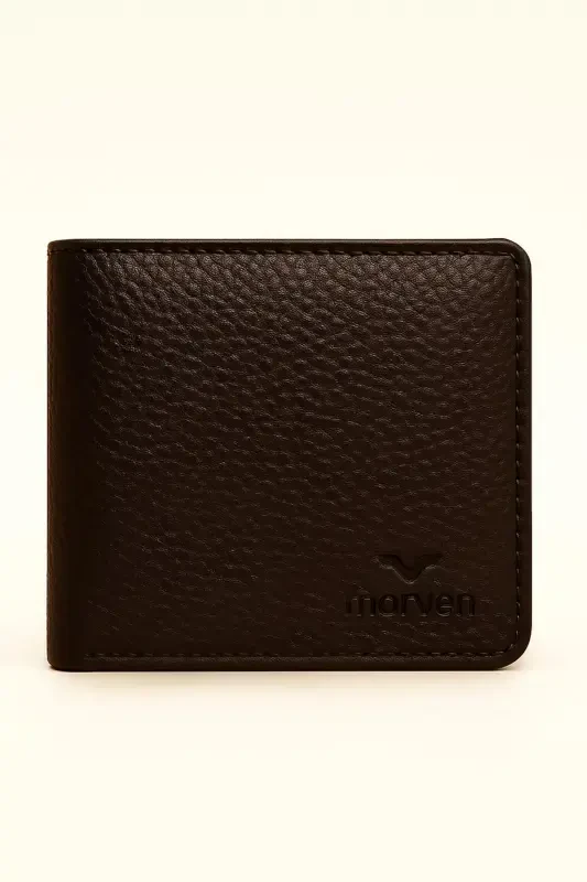 Modazone Men's BROWN 100% Leather Wallet Cardholder - MORVEN