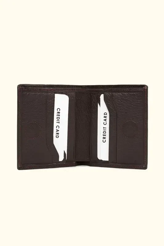 Modazone Men's BROWN 100% Leather Wallet Cardholder - 2