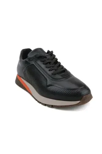 Modazone Men's BROWN Seasonal Casual Leather Sneakers - MORVEN (1)